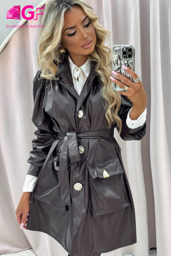 Damen kunstleder jacke snake - damen,
