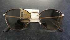 Polaroid Sonnenbrille Neu 4209B Vintage Polarising UV Braun Gold