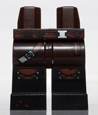 Lego Dark Brown Hips Legs