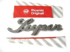 Alfa Romeo 155 164 166 Schriftzug SUPER Emblem original badge 60593039 Neu