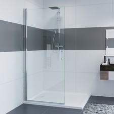 IMPTS Walk In Duschwand GLAS