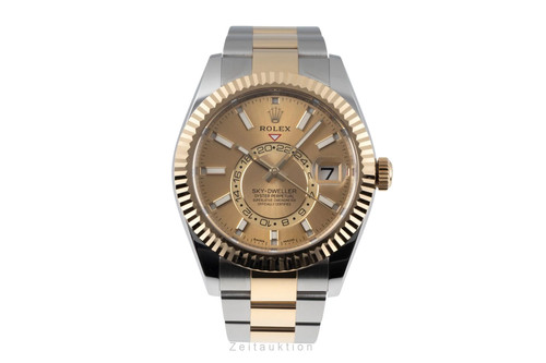 Rolex sky dweller stahl - stahl, gold