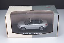 NOREV Audi A4 Cabriolet silber silver 1:43 Die-Cast Model in OVP Audi Collection