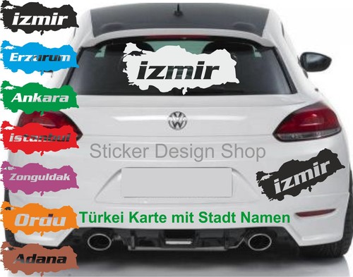 Türkei karte mit - stadt, namen