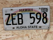 Nummernschild usa hawaii - usa,