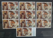 BRD 2008: 10 x Lovis Corinth 1455 Ct. MiNr 2679 gestempelt