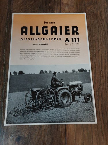 Original prospekt allgaier - original,