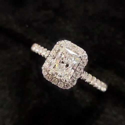 0ct radiant cut - 2,0ct, lab-created
