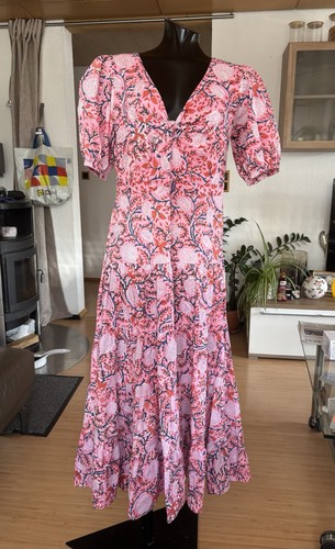 Pink rot geblümtes - pink/rot, kleid