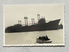 Org Foto DSR Schiff Seereederei Werft Rostock Warnemünde Hafen Kran Schiffbau