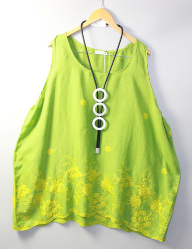 Moonshine leinen tunika - leinen, bluse