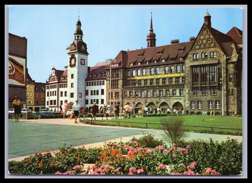 Ansichtskarte karl marx - ansichtskarte, karl-marx-stadt