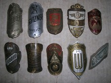 10 Fahrrad Steuerkopfschilder Gritzner Goebel Brilant Daniel Habsburg Vaterland