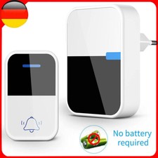 2023 Funkklingel Türklingel Gong Türglocke Doorbell 150m 38 Melodien EU Stecker