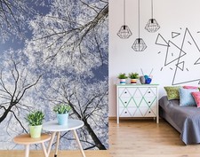 3D Schneewald H3214 Tapete