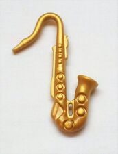 SAXOPHON GOLD PLAYMOBIL zu Blasinstrument Musiker Band Instrument Jazz Blues RAR