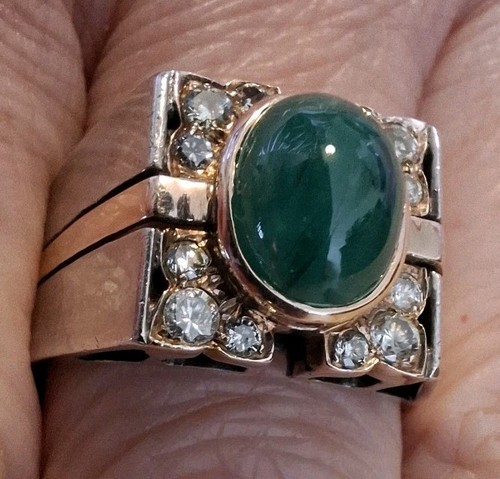 Diamant cluster smaragd deko - smaragd,