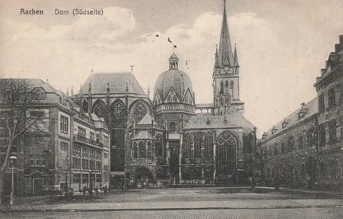 Aachen dom - ak,
