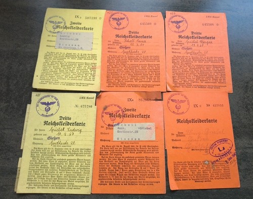 Reichskleiderkarte original