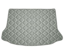 Grau Gestepptes Öko Leder