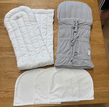 CosyMe Baby-Schlafsack Limited Edition grau inkl. Sommer-Inlet und Spucktücher