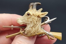 PRACHTVOLLE JAGD BROSCHE