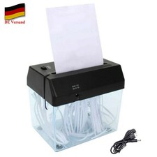Elektrischer Aktenvernichter Schredder USB Papiervernichter Papierschredder DHL