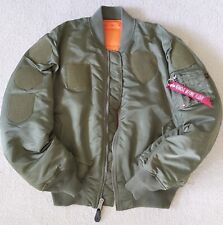 Alpha Industries MA-1 Intermediate MIL-J-82790J(USAF) Sage Green Jacket Large