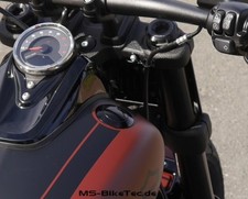 Flacher Tankdeckel, schwarz