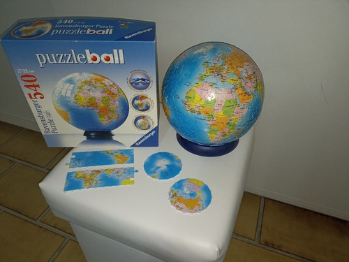 Puzzle ball globus - puzzle,