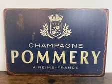 CHAMPAGNE POMMERY Blechschild 20X30cm Werbeschild Bier Deko Bar Party Keller
