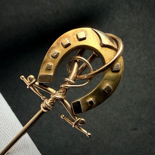 Hufeisen nadel pin brosche - hufeisen,