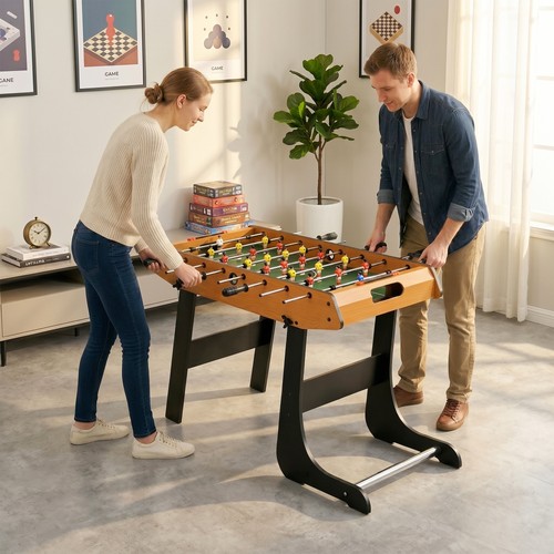 Klappbarer fußball spieltisch - klappbarer,