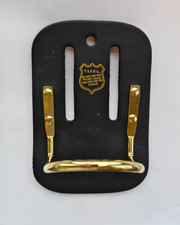 Hammerhalter Gold Schwingend Profi Werkzeuggürtel Halter aus Rindsleder TOP NEU