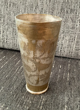 Bechervase antik messing - bechervase,