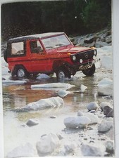 Mercedes Benz Katalog Händlerstempel Frühe G Klasse undatiert FT-532