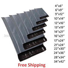 GRAU STARKER VERSAND GEMISCHTE TASCHEN KUNSTSTOFF POST POST PORTO POLY 100 500 1000