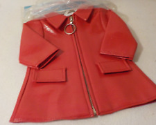 ♥♥  Vintage - Schildkröt - Puppenkleidung / Mantel Rot - Gr. 55 unbenutzt 105510