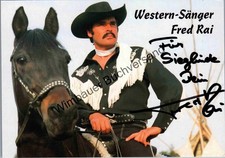 Original Autogramm Fred Rai (1941-2015) /// Autogramm Autograph signiert  277982