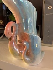 Porzellan Perlmutt Vase Schale