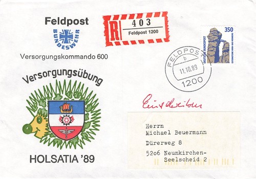 155456 feldpost bundeswehr - feldpost,