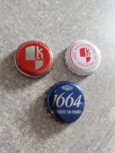 Kronkorken sammlung frankreich - kronkorken,