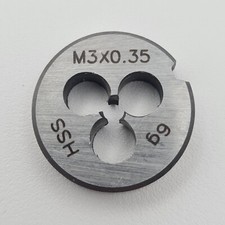 M3 x 0,35 Schneideisen Feingewindeschneider Gewindeschneideisen Gewindeschneider