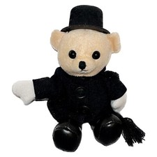Schornsteinfeger Stofftier heunec Zylinder Teddy Bär Schwarz Outfit Glück