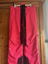 Lasse Kjus Skihose/Farbe Korall Gr. 164 Top Zustand - abnehmbare Hosenträger