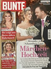Zeitschrift Bunte Nr. 42 / 14.10.21 / Schaumburg-Lippe Märchenhochzeit / top