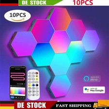 10x WIFI Hexagon LED Panel RGB
