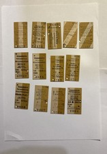 Lot, 13 Fahrkarten, 3. Klasse