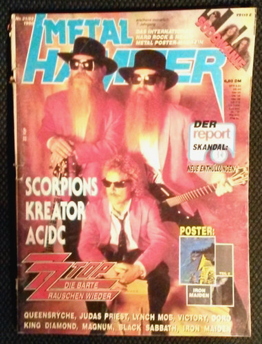Metal hammer 22 1990 - metal, nr.