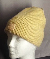 Moncler Beanie Unisex Erwachsene Einheitsgröße Wool Mütze Wintermütze  Beige